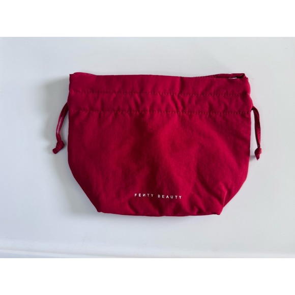 Rihanna Handbags - Fenty Beauty Limited Edition Mini Cosmetic Bag New Cherry Red With Drawstring